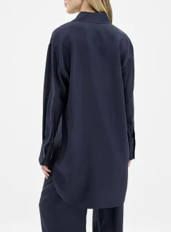 Amplified pure silk shirt