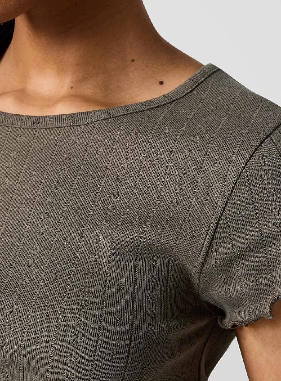 Ana pointelle T-shirt