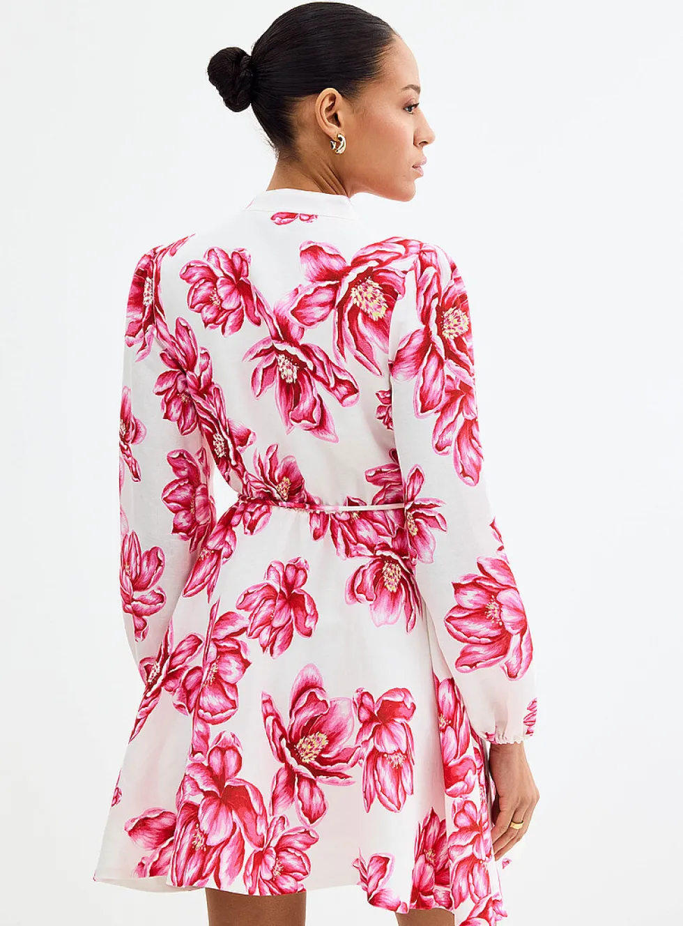 Analise magnolia jewel buttons dress