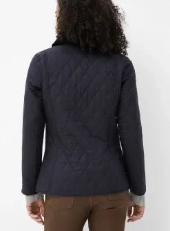 Annandale corduroy collar quilted jacket