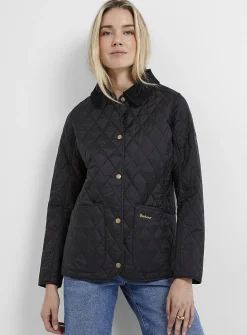 Annandale corduroy collar quilted jacket