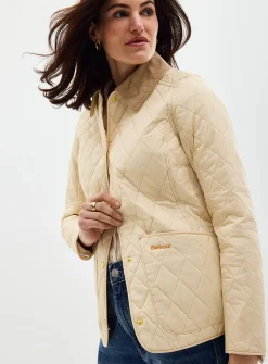 Annandale corduroy collar quilted jacket