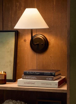 Antique bronze wall sconce