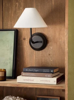 Antique bronze wall sconce