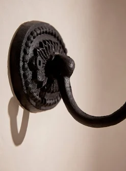 Antique medallion wall hook