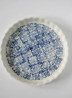 Antique ornamental pattern pie plate