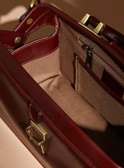 Apex structured handbag
