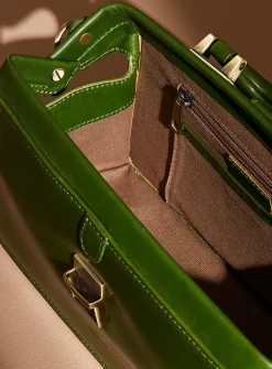Apex structured handbag