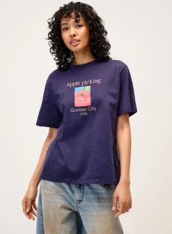Apple harvest loose T-shirt