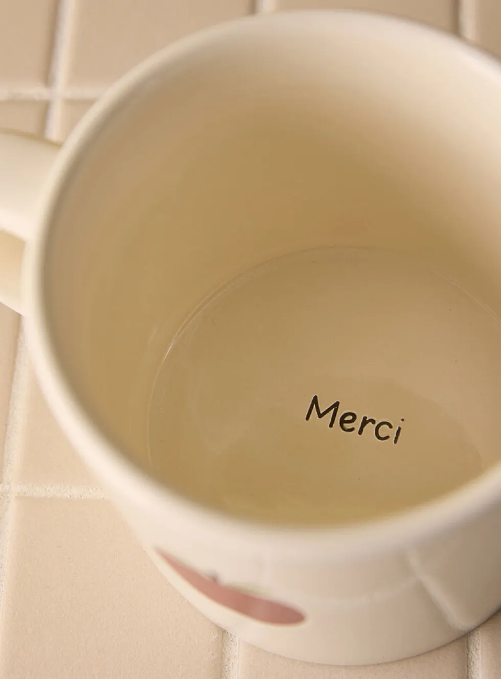 Apple printed mug