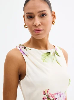 Ariane lilac fragrance scarf dress