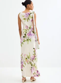 Ariane lilac fragrance scarf dress