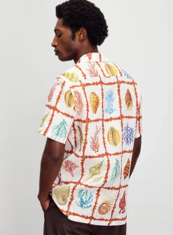 Aronnax sea treasures pure linen shirt