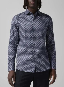 Art Nouveau floral shirt
