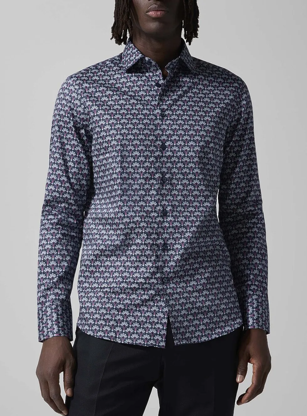 Art Nouveau floral shirt
