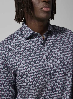 Art Nouveau floral shirt