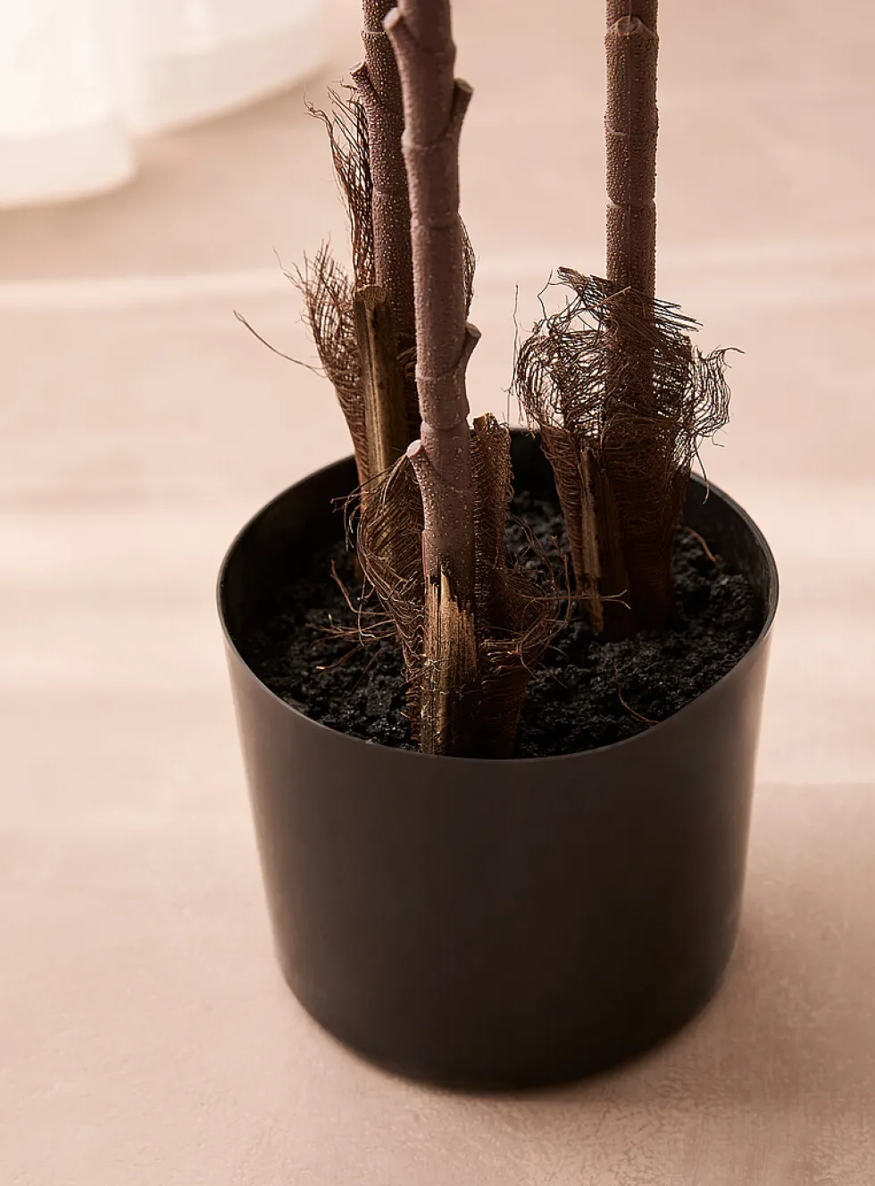Artificial California fan palm tree plant