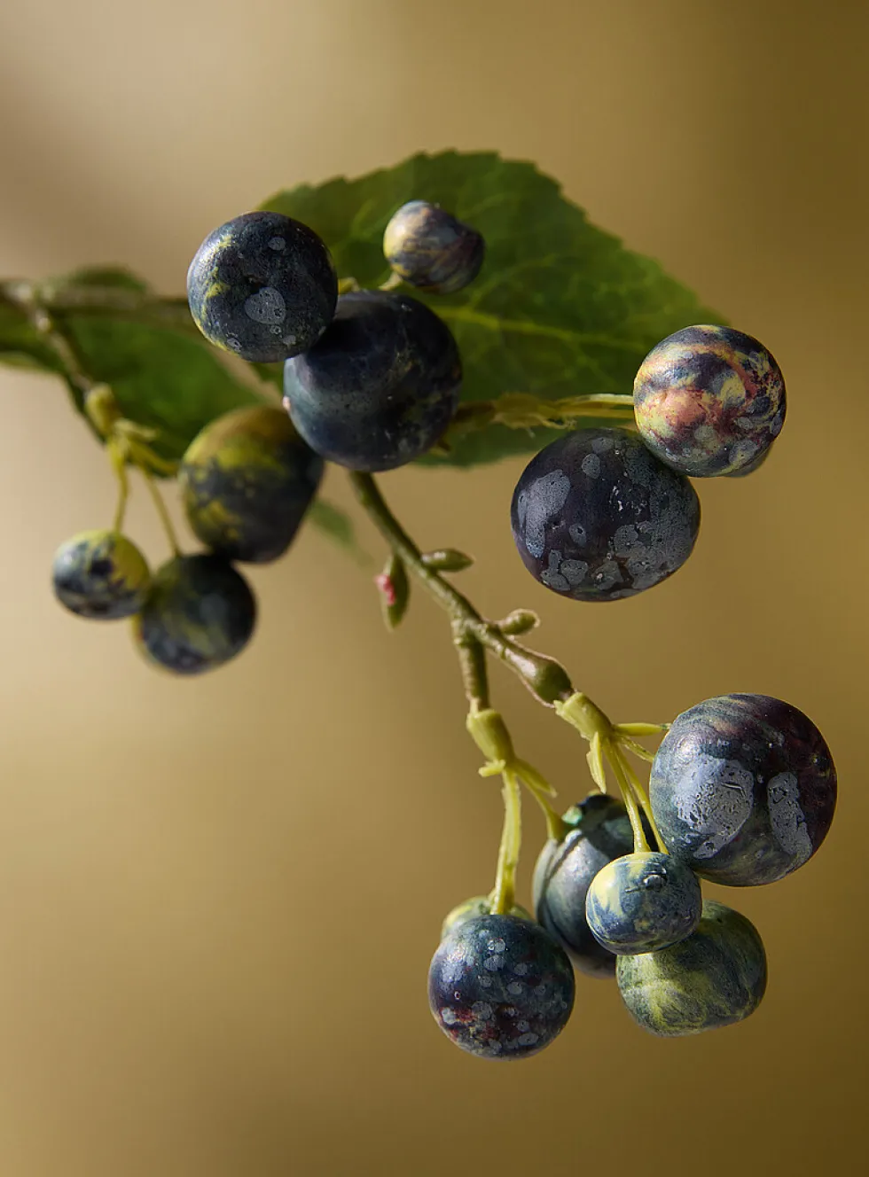Artificial crabapple tree branch
