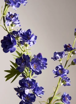 Artificial delphinium branch