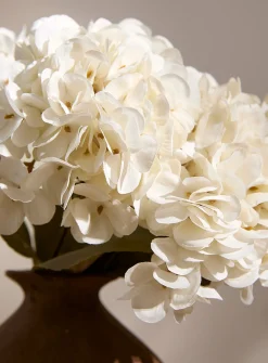 Artificial hydrangea branch