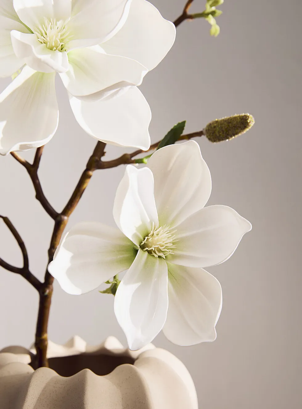 Artificial magnolia branch