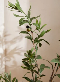 Artificial olive tree shrub