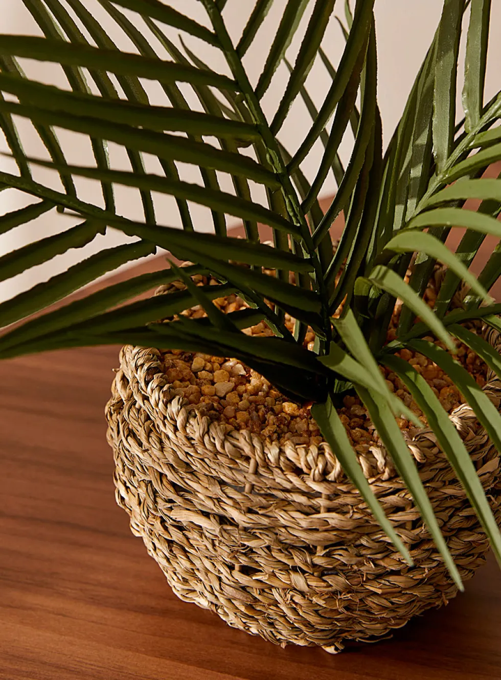 Artificial palm tree plant
