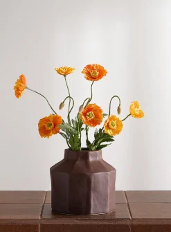Artificial poppy branch
