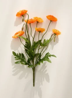 Artificial poppy branch