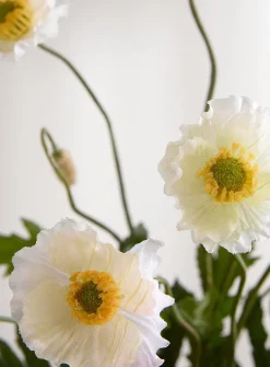 Artificial poppy branch