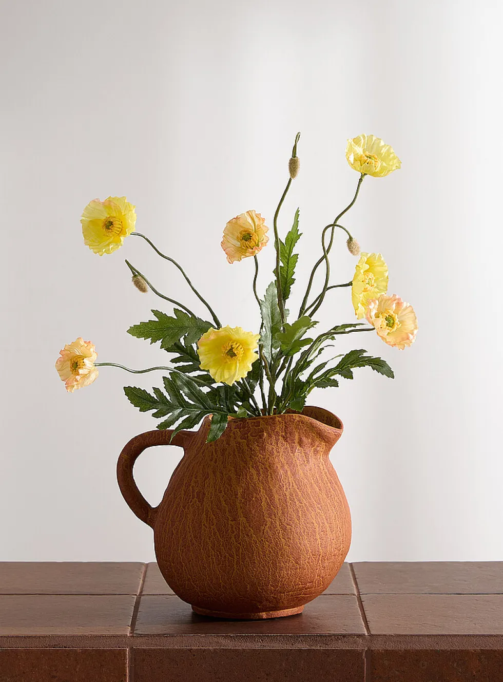 Artificial poppy branch
