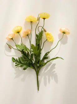 Artificial poppy branch