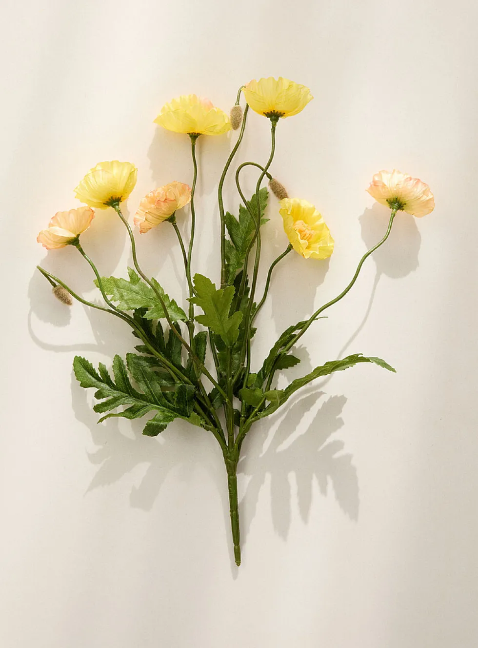 Artificial poppy branch
