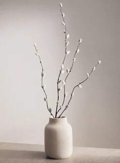 Artificial pussy willow branch