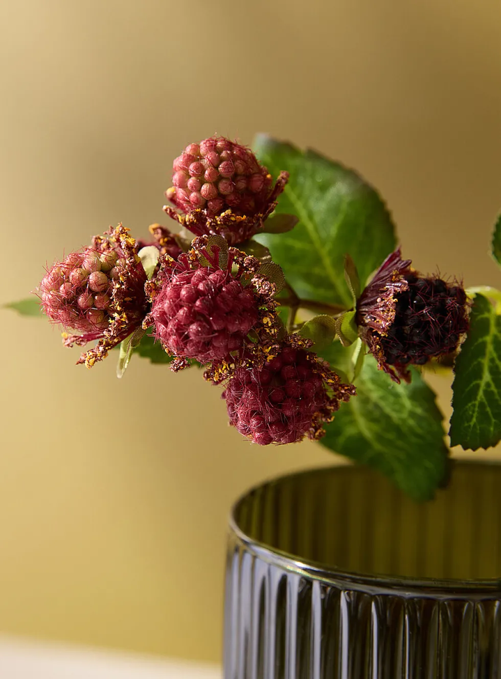 Artificial raspberry branch