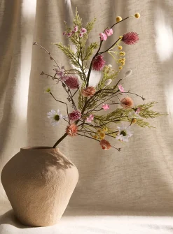 Artificial spring wreath branch