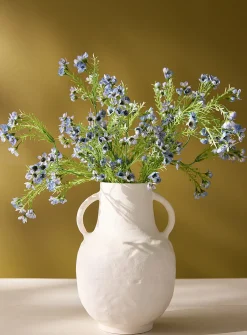 Artificial wax flowers branch