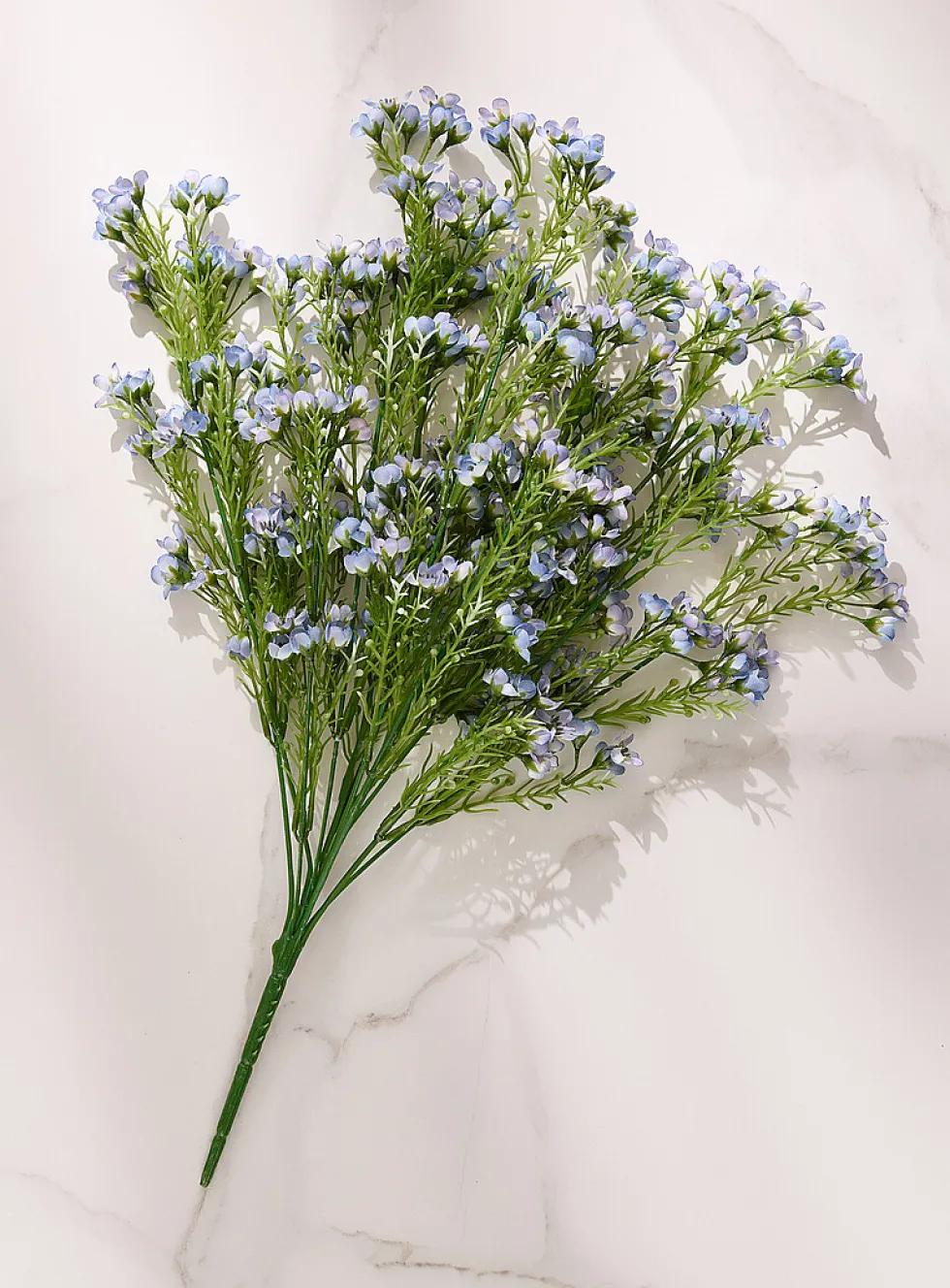 Artificial wax flowers branch