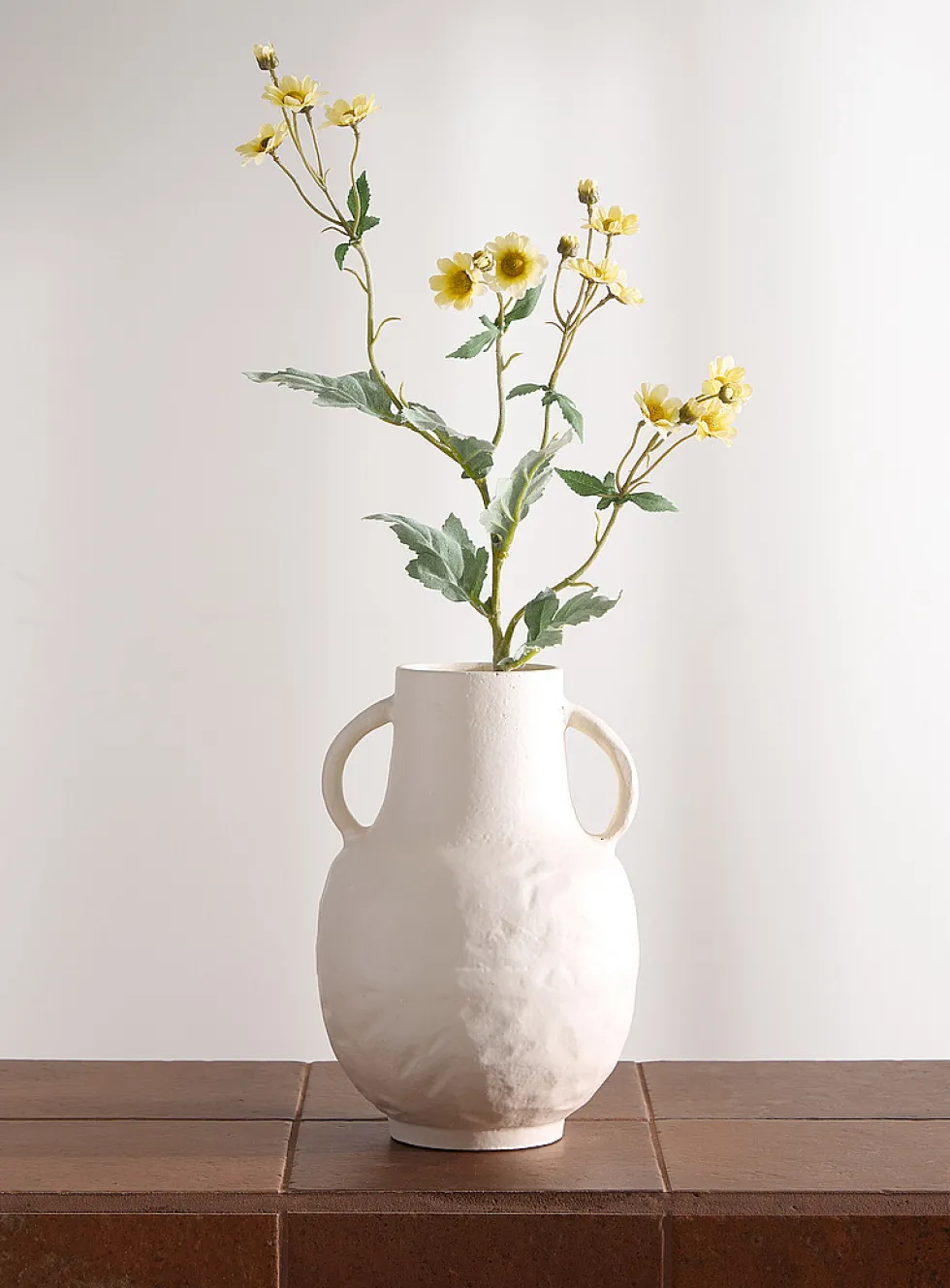 Artificial yellow anemone branch