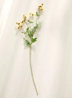 Artificial yellow anemone branch