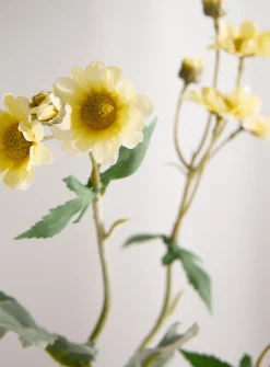 Artificial yellow anemone branch