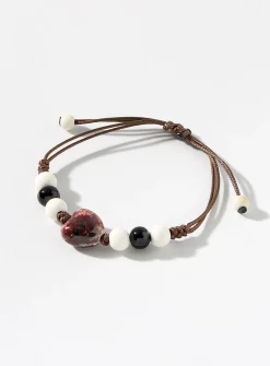 Artistic bead cord bracelet