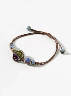 Artistic bead cord bracelet