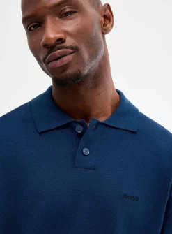 Asac embroidered-signature polo
