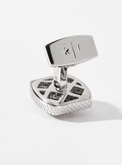Ascot horses mother-of-pearl cuff links