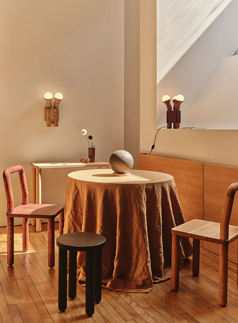 Ash dining room chair