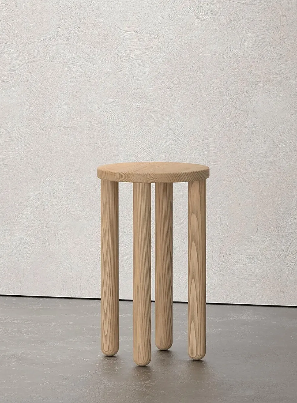 Ash round counter stool