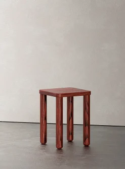 Ash square stool