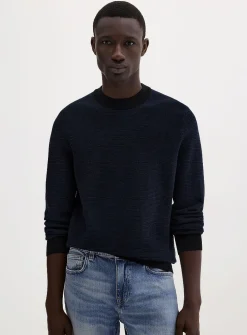 Aspoki two-tone ottoman sweater