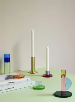 Astra small crystal candle holder